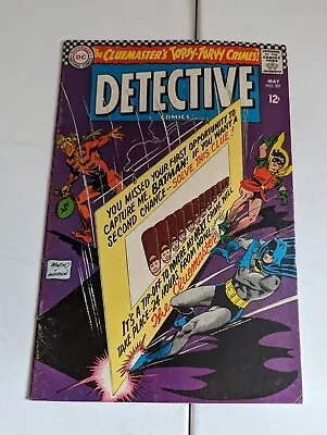 Buy Detective Comics #351 Cluemaster's Topsy Turvy Crimes Silver Age DC 1966 • 11.83£
