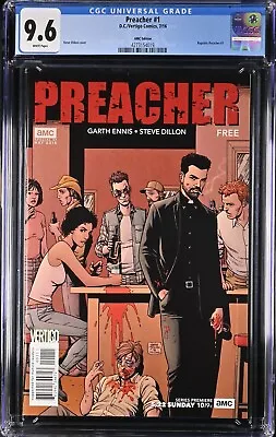 Buy Preacher #1 (7/16) ~ Cgc 9.6 ~ White Pages ~ Dc / Vertigo ~ Amc Edition • 39.57£