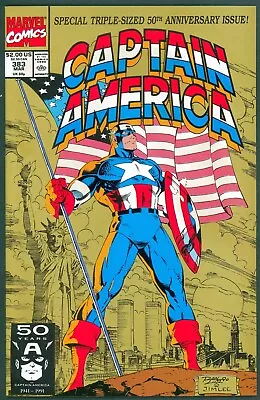 Buy Captain America 383 NM+ 9.6 50th Anniversary Marvel 1991 • 11.15£