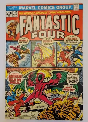 Buy Fantastic Four #140 Origin Of Annihilus Marvel 1973 • 18.97£