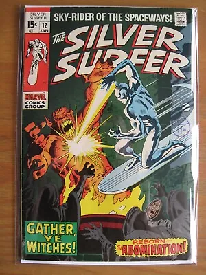 Buy Silver Surfer #12 1970 Volume 1 - Gather Ye Witches - Marvel Comic • 45£