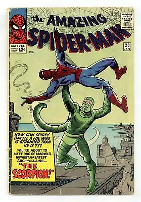Buy Amazing Spider-Man #20 PR 0.5 1965 1st App. Scorpion • 168.13£