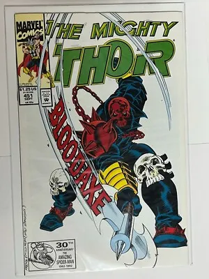 Buy Mighty Thor #451 (1992) 1st App Bloodaxe Thor Beta #337 Homage Marvel Comics  |  • 7.88£