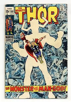 Buy Thor #169 GD/VG 3.0 1969 • 66.36£