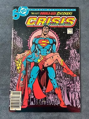 Buy Crisis On The Infinite Earths #7 Newsstand 1985 DC Comic Death Of Supergirl VF+ • 10.16£