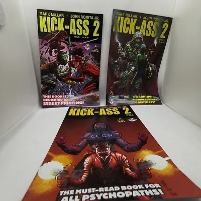 Buy Icon Comics Kick-ass 2 Issues 2,4,7 & Hit-girl Issue 2 • 14.99£