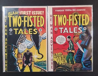 Buy TWO FISTED TALES 1990s EC COMICS REPRINT OF 50s COMBAT LOT OF 2 (#1 & #3) NM- • 7.94£