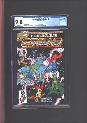 Buy Crisis On Infinite Earths #1 CGC 9.8 High Grade George Perez Fantastic Art • 79.02£