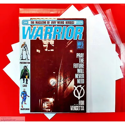 Buy Warrior Magazine # 5 1st Print Original V For Vendetta Signed Editor  (Lot 3653 • 44.99£