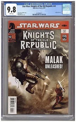 Buy Star Wars: Knights Of The Old Republic # 42   CGC   9.8   NMMT   White Pgs  6/09 • 630.79£