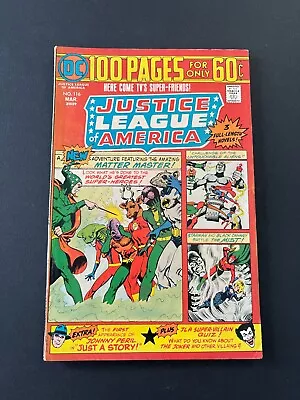 Buy Justice League Of America #116 - 1st App Of Golden Eagle (DC, 1975) F/VF • 13.48£