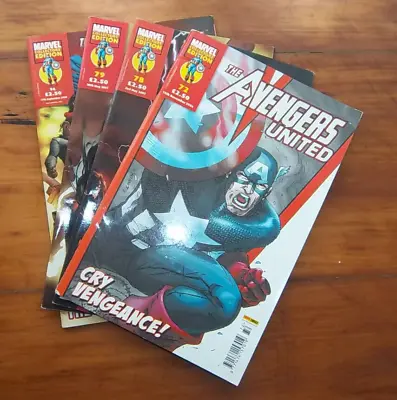 Buy Marvel Panini Avengers United Comics Issues 72, 73,79 And 96 • 6.99£