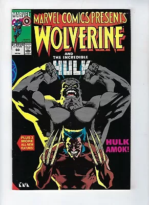 Buy Marvel Comics Presents # 60 - Wolverine & Hulk, Scarlet Witch, 1990 Vf+ • 4.95£