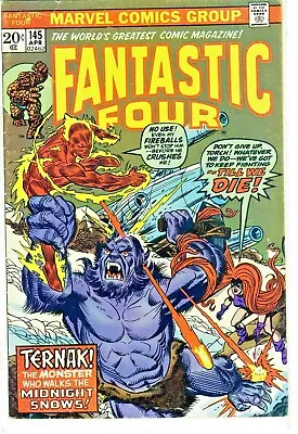 Buy Fantastic Four #145 Ternak Marvel Comics Group Great Condition  • 10.24£