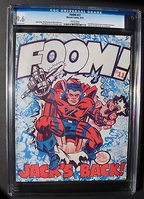 Buy FOOM #11 JACK KIRBY Issue BYRNE 1975 Pre-Marvel Preview #4 STAR-LORD CGC NM+ 9.6 • 159.69£