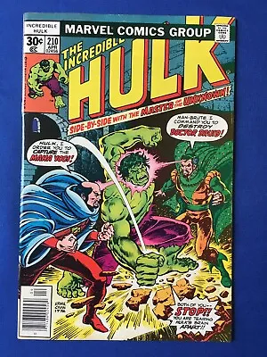 Buy Incredible Hulk #210 VFN+ (8.5) MARVEL ( Vol 1 1977) (C) • 16£