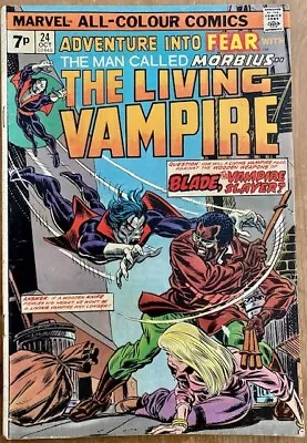 Buy Adventure Into Fear #24 (KEY ISSUE) First Meeting Of Blade And Morbius • 4.20£