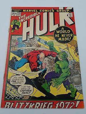 Buy The Incredible Hulk #155 Marvel Comics 1972 • 29.96£