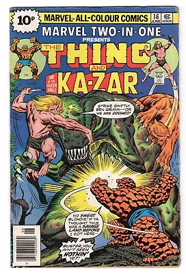 Buy Marvel Two-In-One No 16 Jun 1976 (FN-) (5.5) Bronze Age, Thing & Ka-Zar • 5.99£