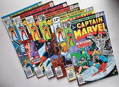 Buy Captain Marvel 52 56 57 59 60 Job Lot Six Issues Marvel Comics Newsstand Bundle • 34.99£