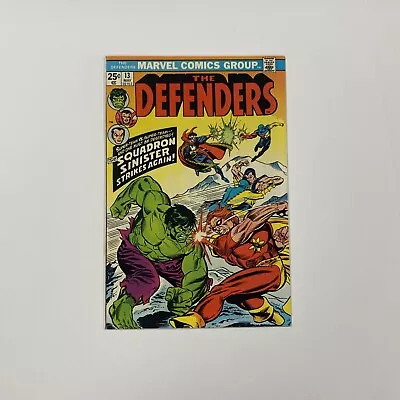 Buy Defenders #13 1974 VF+ 1st Appearance Of Nebulon Cent Copy • 40£
