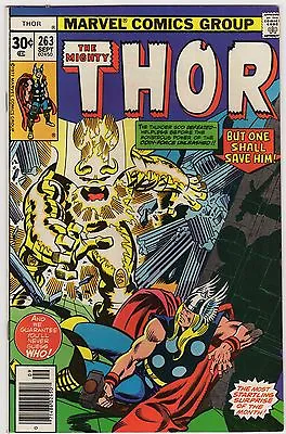 Buy Thor #263 September 1977 VF+ 8.5 Marvel Comics • 8.61£