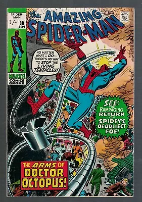 Buy Marvel Comics Amazing Spiderman 88 FN 6.0 Avengers 1970 Dr Octopus Appearance  • 49.99£