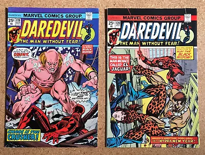 Buy Daredevil (Marvel 1975) 119 120  1st CRUSHER + 1st El Jaguar VF- To VF • 13.58£