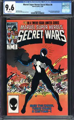 Buy Marvel Super Heroes Secret Wars #8 Cgc 9.6 White Pages // Symbiote Origin 1984 • 260.16£