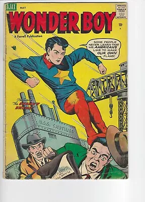 Buy Wonder Boy #17 May 1955 Phantom Lady App. (Ajax/Farrell) G-VG • 183.23£