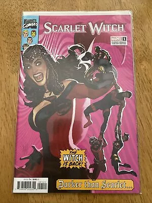 Buy SCARLET WITCH #1 HUGHES CLASSIC HOMAGE VAR 1st Print • 7.50£