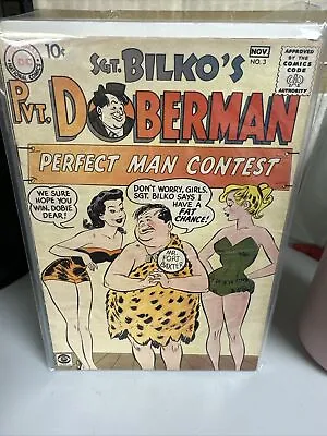 Buy DC Sgt Bilko's Pvt Doberman #3 Silver Age 1958 Comic Book A1 • 32.09£
