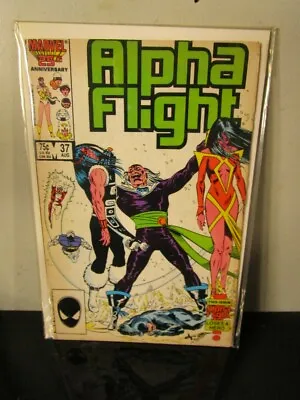 Buy Marvel Alpha Flight 37 August 1986 Death Birth Mantlo Bagged Boarded~ • 6.09£