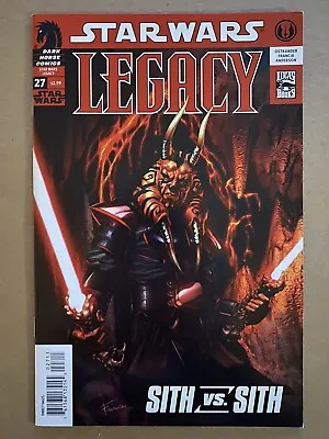 Buy Star Wars Legacy #27 Dark Horse Insert Variant Comic Book  Sith Vs. Sith! • 118.55£