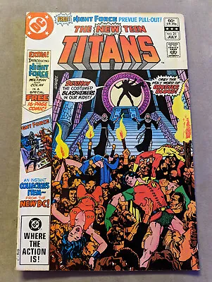 Buy The New Teen Titans #21, DC Comics, 1st Brother Blood, 1982, FREE UK POSTAGE • 13.99£