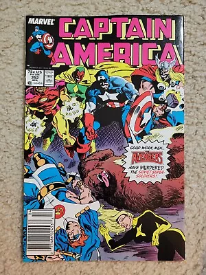 Buy 1989 Marvel Captain America #352 1st Appearance Supreme Soviets NEWSSTAND VF/VF+ • 9.49£