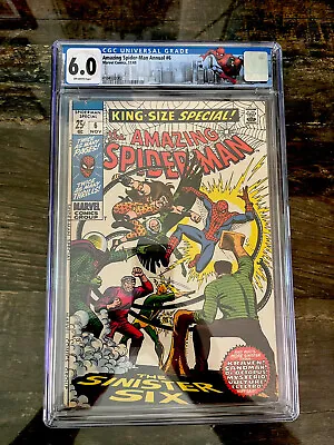 Buy Custom Label - Amazing Spider-Man Annual #6 CGC 6.0 - Sinister Six! Kraven! • 217.42£