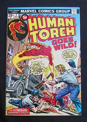 Buy THE HUMAN TORCH #2 - Kirby Art/Cover - Strange Tales #2 (Marvel 1974) 9.2 NM- • 10.27£