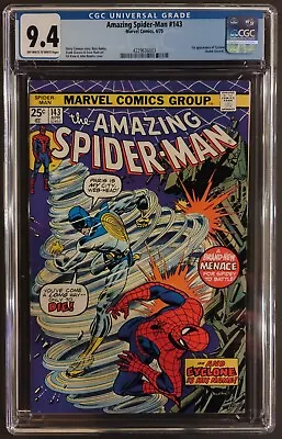 Buy Amazing Spider-man #143 Cgc 9.4 - Marvel Comics 1975 - 1st Appearance Of Cyclone • 168.89£