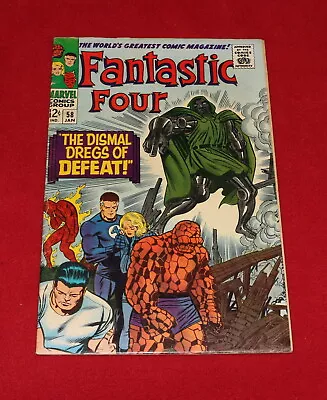 Buy Marvel Comics Fantastic Four 1967 #58 Kirby Doctor Doom • 27.57£