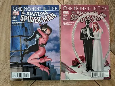 Buy The Amazing Spiderman Marvel Comics 638 And 639 By Quesada One Moment In Time • 15£