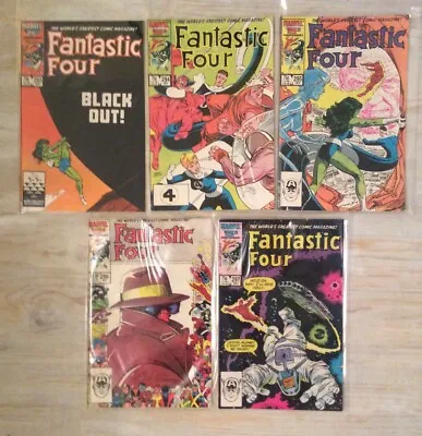Buy Fantastic Four Issues 293 294 295 296 297 Marvel Comics 1985 Final John Byrne • 22.99£