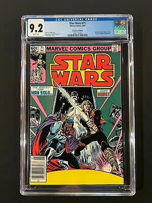 Buy Star Wars #71 CGC 9.2 (1983) - Newsstand Edition - Rik Duel, Dani, Chihdo App • 59.29£