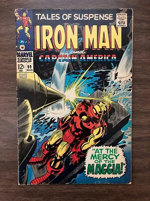 Buy Tales Of Suspense #99 1968 Marvel Captain America Iron Man LOWER GRADE KEY • 15.82£