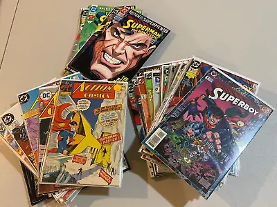Buy Various Superman / Superboy Comic Book Lot Of 60 Issues • 39.57£