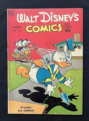 Buy WALT Disney's COMICS And STORIES #109 Oct 1949 Dell 4.5 VG+ Carl Barks Vol.10.#1 • 23.83£