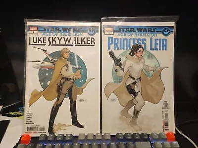 Buy Star Wars Age Of Rebellion Princess Leia & Luke Skywalker #1 Very Fine/Near Mint • 8£
