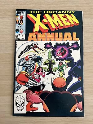 Buy The Uncanny Xmen Annual 7 - Marvel Comics - 1983  • 2£