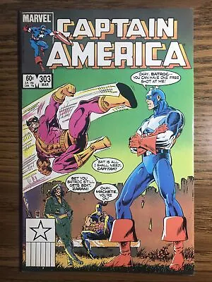 Buy Captain America 303 Direct Origin Of Captain America’s Sheild Marvel 1984 B • 3.01£