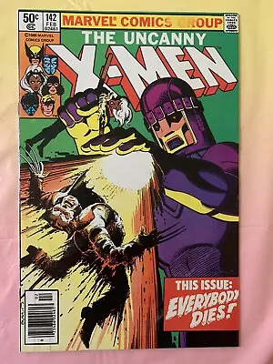 Buy Uncanny X-Men #142 1981 Marvel Comics  Days Of Future Past VF/NM- Newsstand! • 60.32£